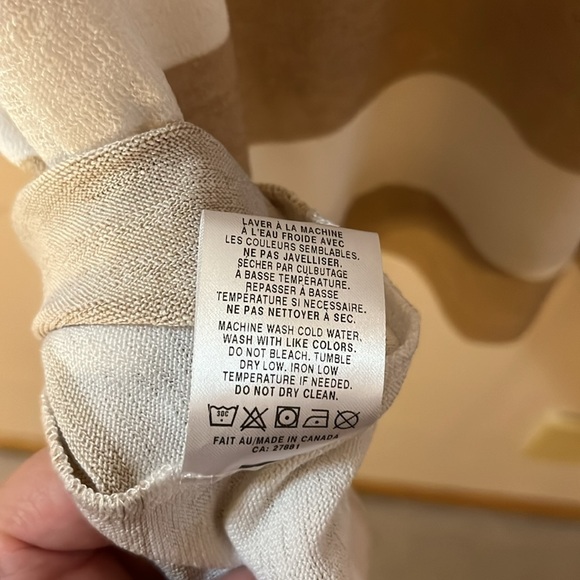 Striped oversized sweater. Dropped sleeve relaxed fit. NWOT - Picture 6 of 6